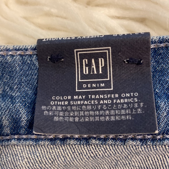 GAP Cheeky Straight High Rise Jeans size 33/16 inseam 26” brand new with tags - Picture 6 of 12